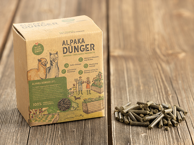 Alpaka-Dünger klein