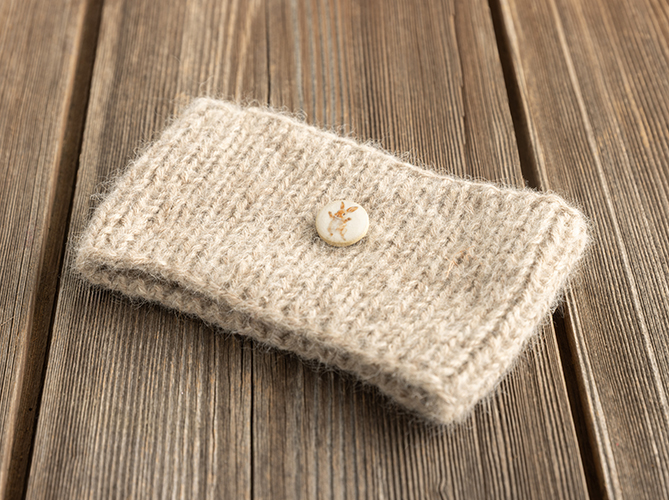 Stirnband beige